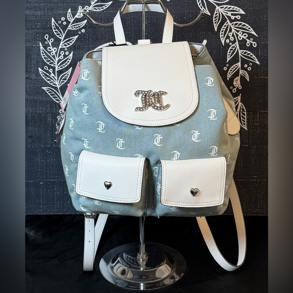 Juicy Couture Light Denim Backpack (NWT)